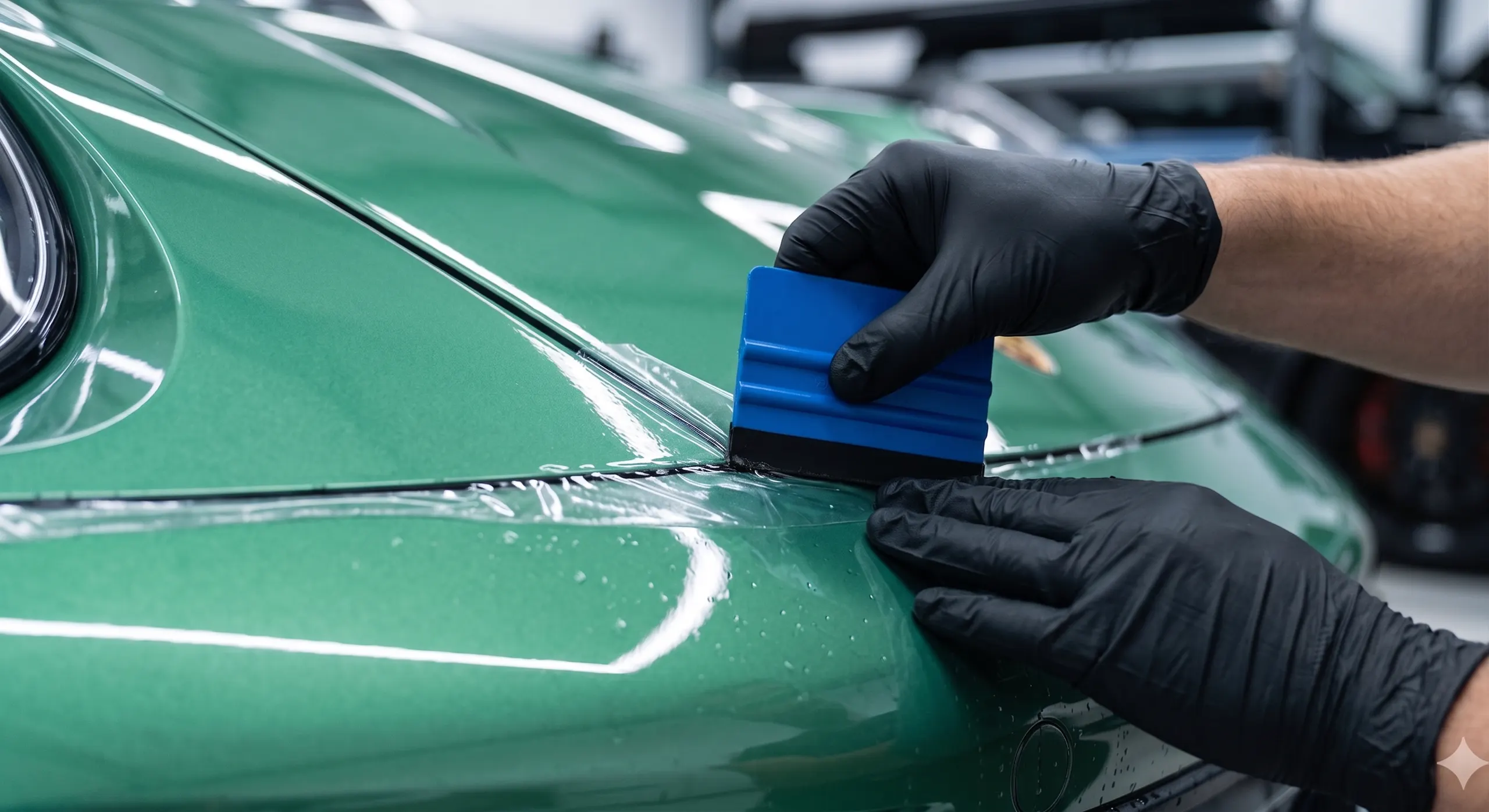 Unsichtbarer Frontschutz — Porsche 911
