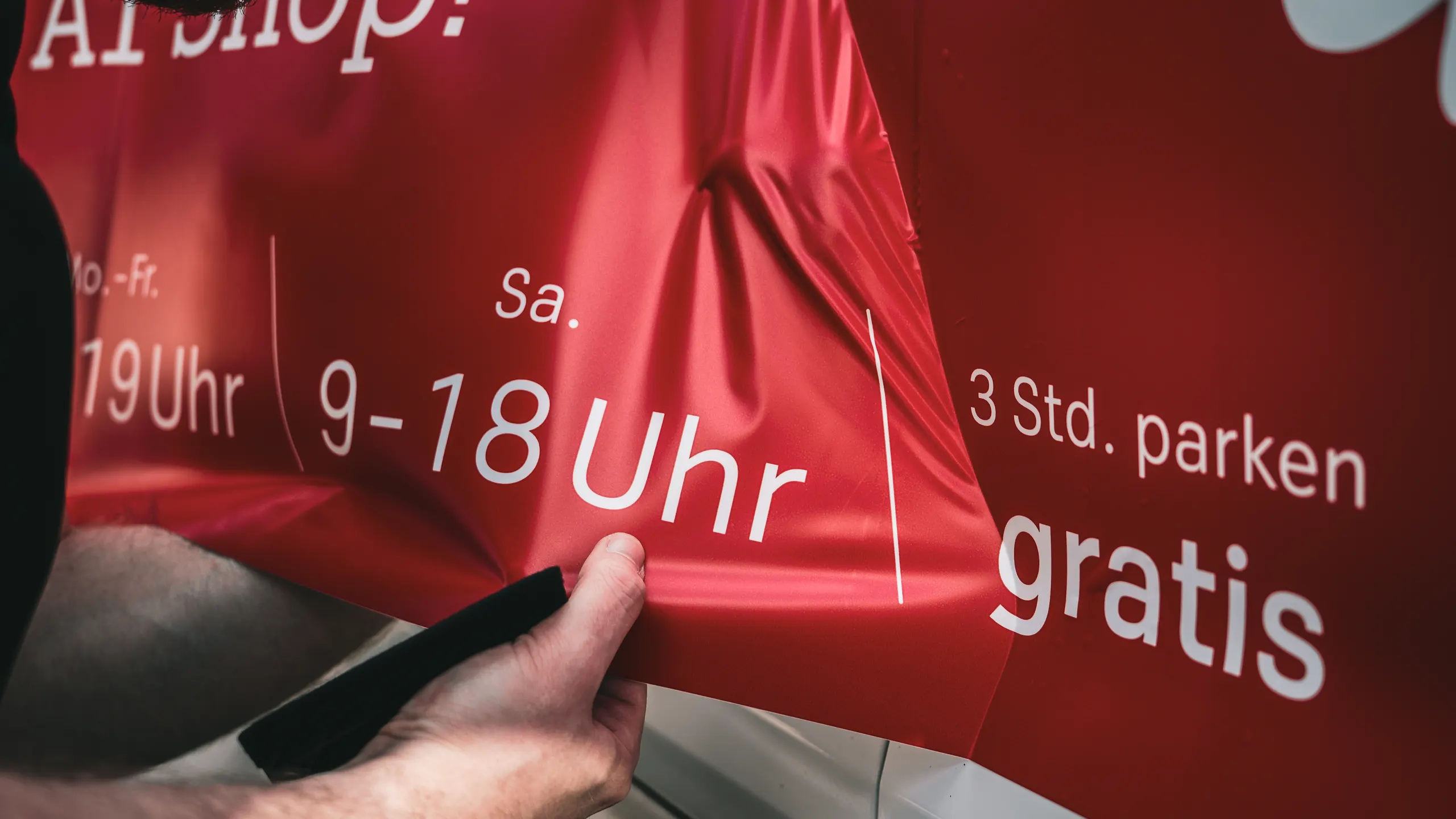 Applikation — Bahn für Bahn, ruhig und präzise.